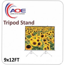 Tripod Screen Matte White 9x12FT